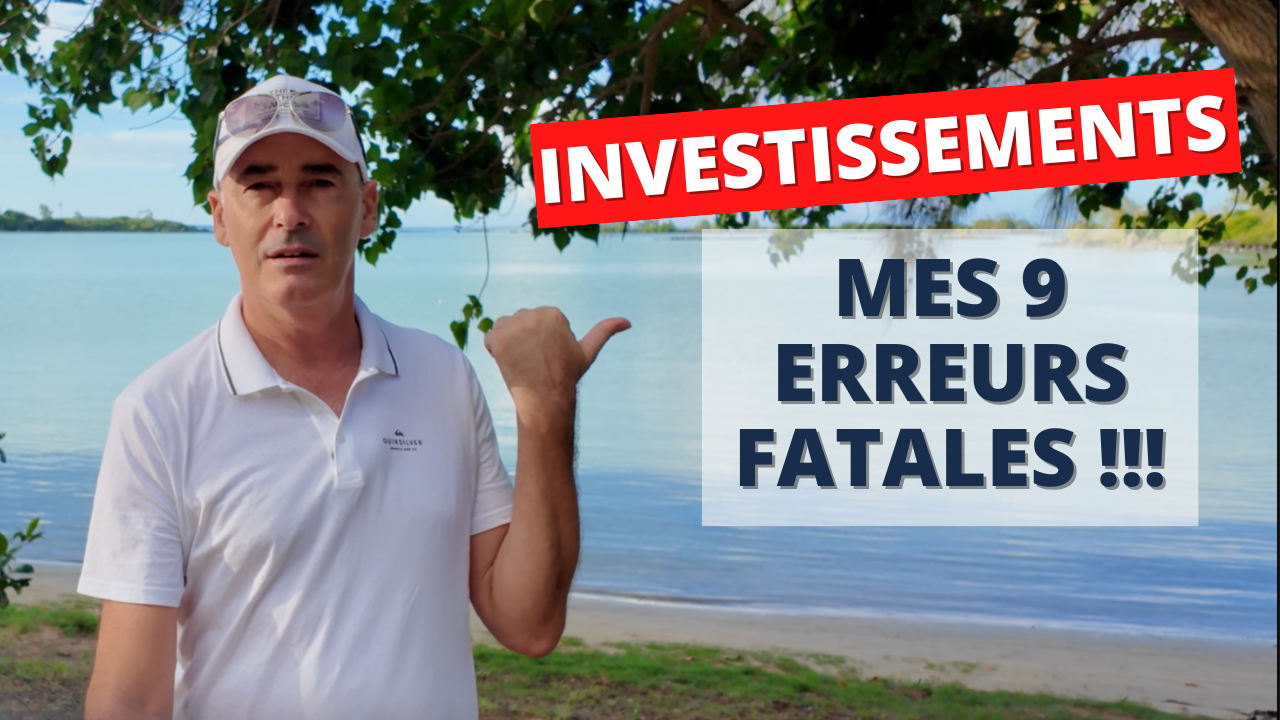 9 ERREURS d'Investissement qui m'ont Coûté 80% de mon Capital (et comment les éviter)