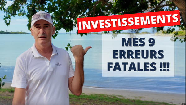 9 ERREURS d'Investissement qui m'ont Coûté 80% de mon Capital (et comment les éviter)