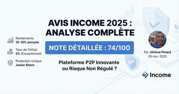 Avis Income 2025 : Analyse Complète d'une Plateforme Notée 74/100